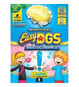 EASY Dikkati Güçlendirme Seti 4-7 yaş B Kitapçığı