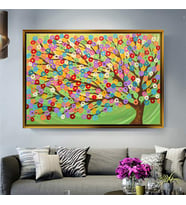 Altın Çerçeveli dekoratif tablo a1034 (Gold)