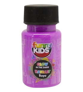 Rich 4486 Mor Funny Kids Glow In The Dark Hayalet Boya 50 cc
