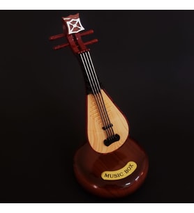 Saz Tasarımlı Dekoratif Müzik Kutusu