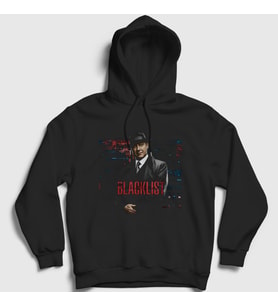 Presmono Unisex Siyah Raymond V2 The Blacklist Kapüşonlu Sweatshirt 183747tt