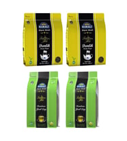 Karali Premium Demlik Poşet Çay 300 gr + Demleme Yeşil Çay 200 gr 4 lü Paket