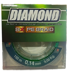Bauer Dıamond 8x P.e. Braıd Ip Misina 0,16 (Ebruli)