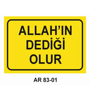 İŞ GÜVENLİĞİ UYARI LEVHASI 1 ADET PVC 21 X 29CM