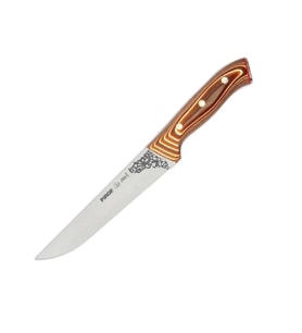 32103 Elite Kurban, Kasap Bıçağı 19 Cm - Kahverengi Perçinli Kompozit Sap