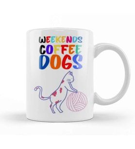 Coffee Cat Lover Funny Cat Lover Gifts For   Men Kids Kupa Bardak Porselen