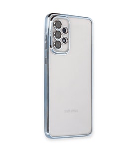 Samsung Galaxy A53 5g Kılıf Razer Lensli Silikon - Açık Mavi
