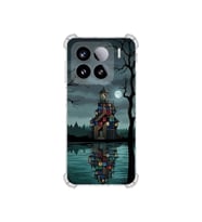 PrintiFy Xiaomi Mi15 ile Uyumlu Simya Serisi Gölge Ve Cam Tasarımlı Uv Baskılı Köşe Korumalı Antişok Kılıf