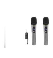 Profesyonel Kablosuz Uhf 2 Mikrofonlu Set 6.35 Mm - Gri HDX2791G