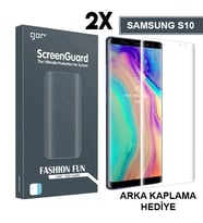 Northcity Gor Sm Galaxy S10 3D Kavisli Darbe Emici Full Ekran Koruyucu 2 Adet Set