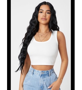 Fantezia Night Kadın Yeşil Kare Yaka Crop Top Bluz
