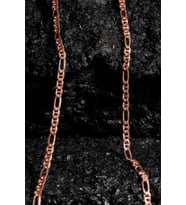Barlı Figaro Model Zincir Altın Kaplama 3,20 Mm Genişlik