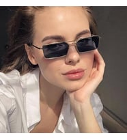 Dig1 İnce Metal Çerçeve Son Moda Kadın Güneş Gözlüğü Retro Vintage 2021 Kadın Güneş Gözlüğü Modeller