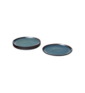 Gladelıg 4 Parça Mavi Renk Servis-Sunum Tabak Seti Stoneware