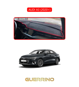 AUDİ A3 (2020+)TORPİDO KORUMA HALISI KIRMIZI KENAR