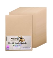 35x50 Kraft Kağıt 80 Gr 50 Adet Artlantis Kraft Saman Kağıt 35x50 50 Adet (Karışık)