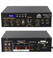 Magicvoice 2x20 Watt 4-8 Ohm Usb Sd Kart Girişli Amfi Bluetooth Mikrofon Girişli Trafosuz Mini Anfi Amplifikatör