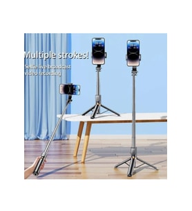 130 Cm K8 2in1 Yüksekliği Ayarlanabilir Masa Üstü Tripod- Uzaktan Kumandalı Selfie Çubuğu