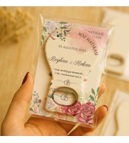 Söz Nişan Kına Nikah Düğün Hatırası Kartlı Balon Açacak Magnet