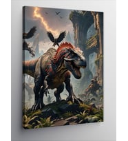 Kanvas Tablo Kızgın Dinozor
