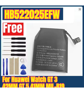 Huawei Watch GT 3 42MM GT 5 41MM MIL-B19 Yedek Saat Pili için HB522025EFW