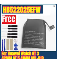 Huawei Watch GT 3 42MM GT 5 41MM MIL-B19 Yedek Saat Pili için HB522025EFW