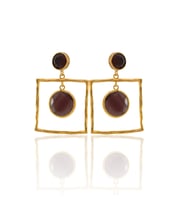 Kadir Jewellery 22 Ayar Altın Kaplama Kadın Sallantılı Küpe -El İşçiliği Ve Hipoalerjenik Küpe-E85