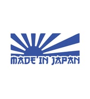 Made in Japan Barkod Sticker17x17 Cm Mavi