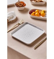 x Refika'dan Bembeyaz Pasta Tabağı 18 Cm