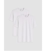 LCWAIKIKI Classic Beyaz 2'li Regular Fit İnce Kumaş Tişört /03