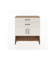 Arges Şifonyer 2 Raflı 2 Çekmeceli 2 Kapaklı 88x30x96 Çam-Aytaşı