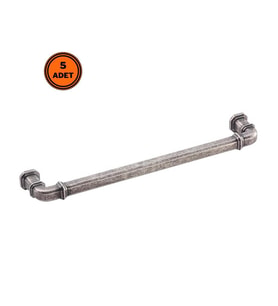 5 Adet Doğanlar Gusto 192 mm Mobilya Kulp Antik Gümüş