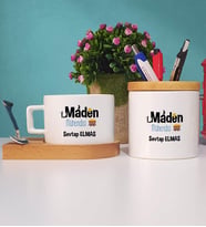 Maden Mühendisi Kupa Bardak Kısa ve Kalemlik
