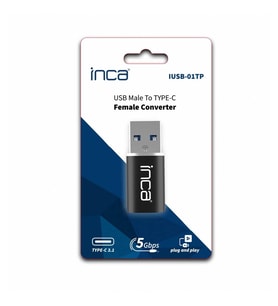 INCA USB Male To Type-C Çevirici IUSB-01TP