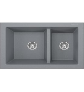 REAL P018 BERGAMA GRANİT EVYE GRİ 66.5 x 45.5 Cm Tezgah Üstü-Altı