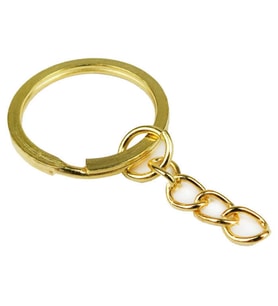 ANAHTARLIK HALKASI METAL 4,5 CM ALTIN PK:50 KL:100-