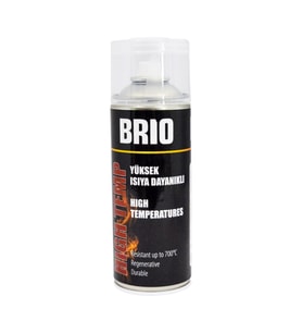 Brio Sprey Boya Transparan Yüksek Isıya Dayanıklı 400 Ml