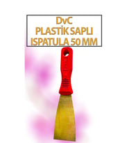 Plastik Saplı Spatula NO 50 (Ekonomik, Paslanmaz Spatula Ağız Genişliği 50 Mm )