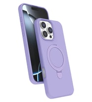 iPhone 16 Pro Regal Magsafe Standlı Kapak - Lila