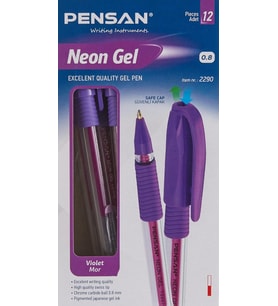 Neon Jel Kalem Vıolet 1 Mm 12 Li - PE02229JKVI