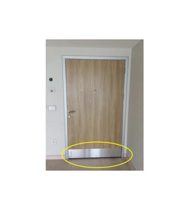 ALÜMİNYUM KAPI ALTI KORUYUCU SATEN 10X78 CM