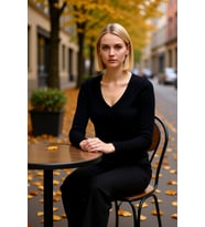 Kadın Moda Şık Regular V Yaka Regular Basic V Yaka Triko Hırka Triko Hırka