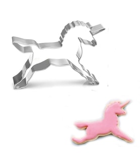Unicorn Kek Kurabiye Ve Pasta Kalıbı Metal 8.5X8.5 CM