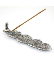 Metal Kayık Baykuş Tasarımı Tütsülük Model 2