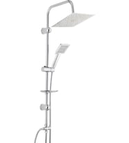 AR Ark Banyo Kare Takım Duş Kolonu Slim Tepe Duş Seti 102158035 (Krom)