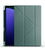 Samsung Galaxy Tab S10 Ultra Uyumlu Kılıf Zore Tri Folding Kalem Bölmeli Standlı Kılıf