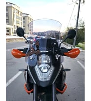 MOTOCAM KTM 1050 Adventure Ön Cam 2008-2017 Model 56cm Füme Renkli 4mm