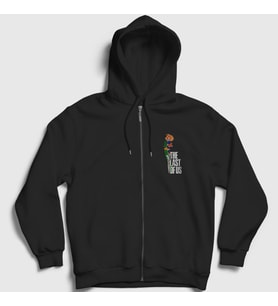 Presmono Unisex Siyah Switchblade Oyun Last Of Us Fermuarlı Kapüşonlu Sweatshirt 362730tt