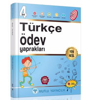 Mutlu Yayınları 4. Sınıf Türkçe Ödev Yaprakları Yeni Nesil