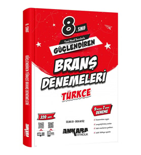 Ankara Yayıncılık 8.Sınıf Güçlendiren Türkçe Branş Denemeleri (Çok Renkli)